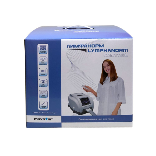 LymphaNorm Control + манжета рука (без манжет для ног) — профессиональный аппарат для прессотерапии и лимфодренажа для дома и салона красоты фото 4